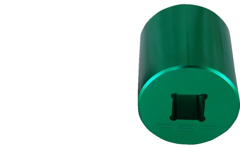 PSR Sprocket Socket - Anodised, Green, Front, Sprocket