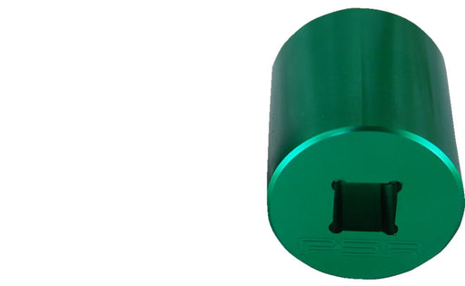 PSR Sprocket Socket - Anodised, Green, Front, Sprocket