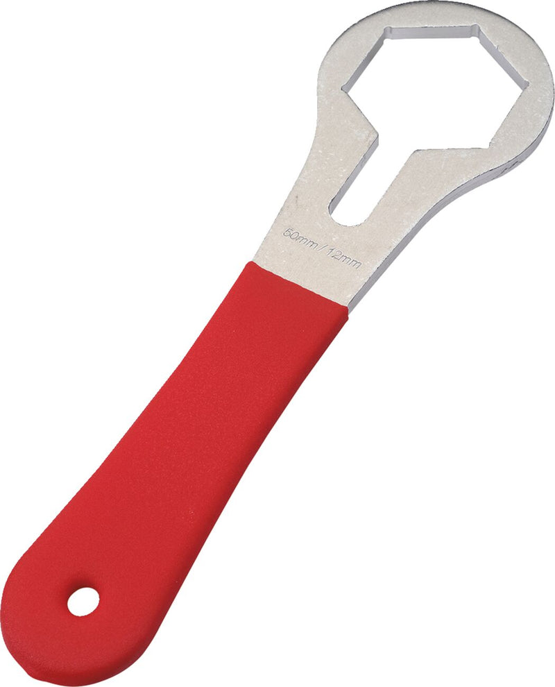 Moose Offroad Hard-parts Dual-Chamber Closed Cartridge Fork Cap Tool - Red, Silver - 391-0566