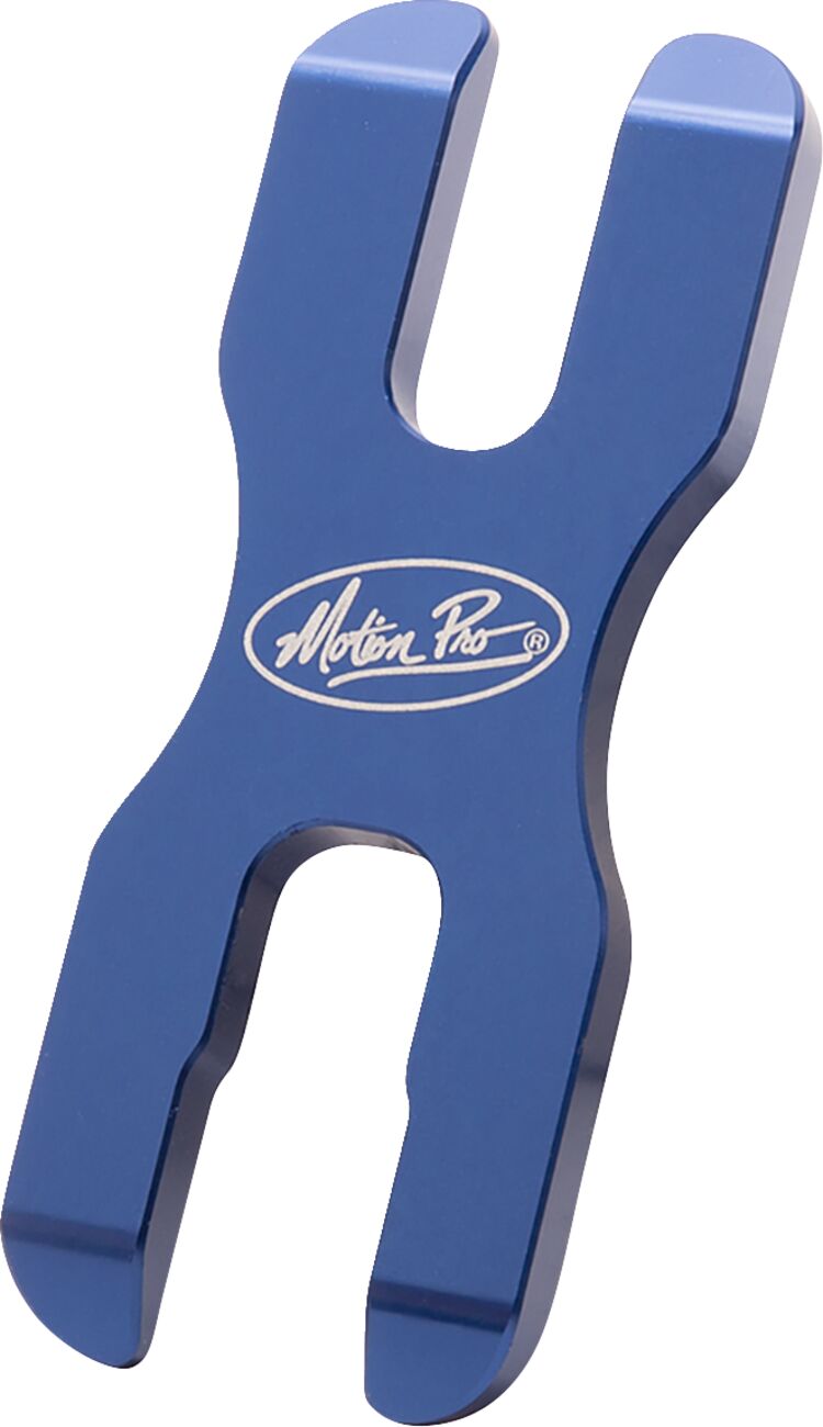 Motion Pro Damping Rod Holder - Anodised,  Blue - Inner Fork Cartridge