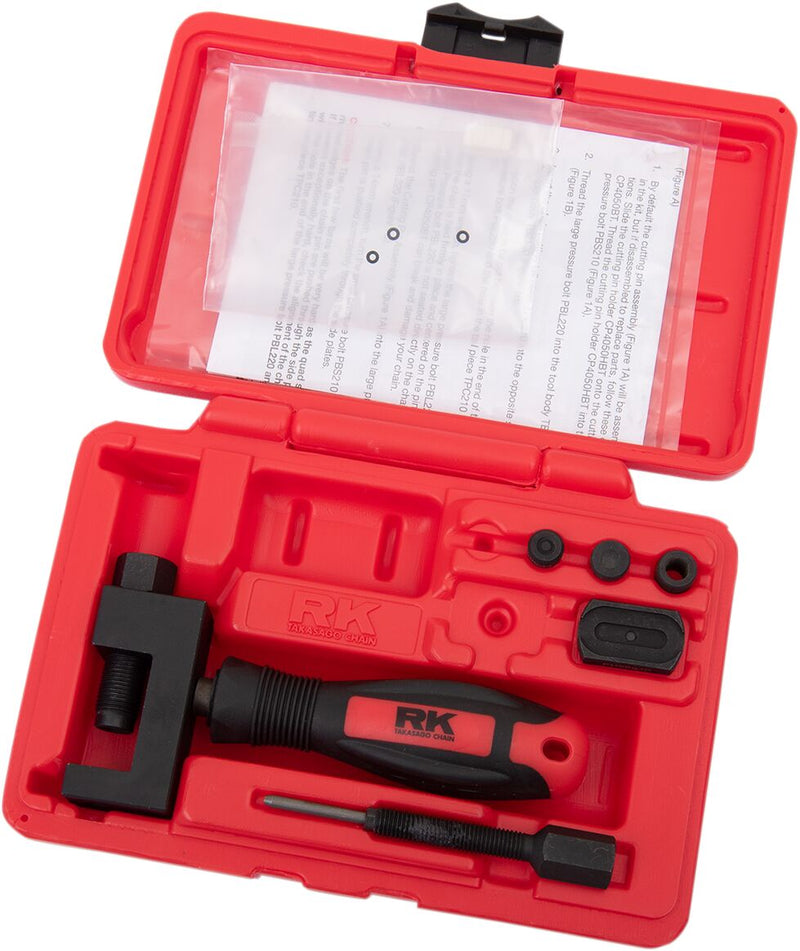 RK Chain Tool Kit - Black, Red, Chain, Cutting, Press-Fit, Riveting