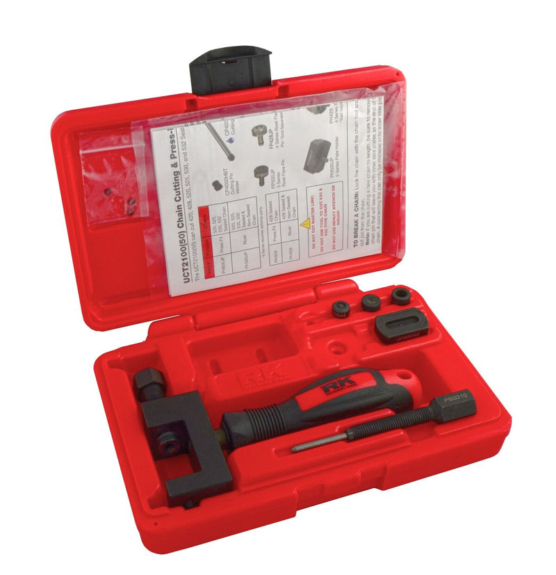 RK Chain Tool Kit - Black, Red, Chain, Cutting, Press-Fit, Riveting
