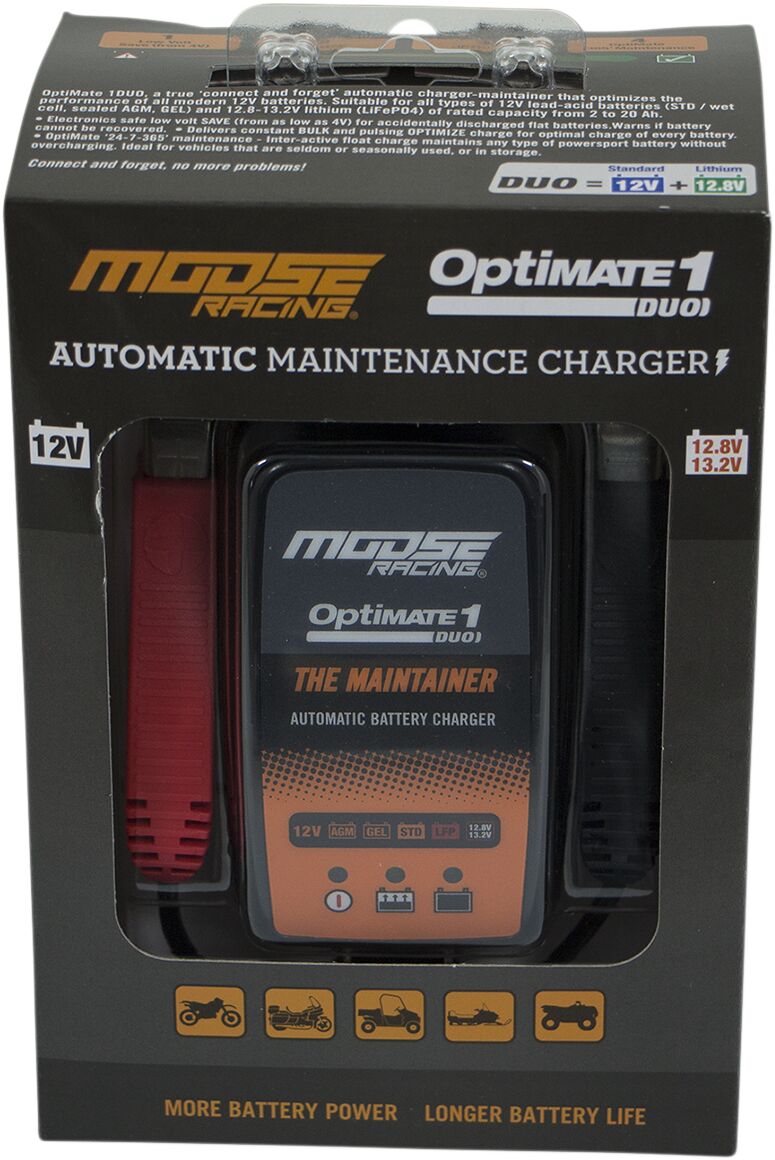 Moose Offroad Hard-parts Charger OptiMATE 1 DUO MSE - EU PLUG - Duo, Optimate 1