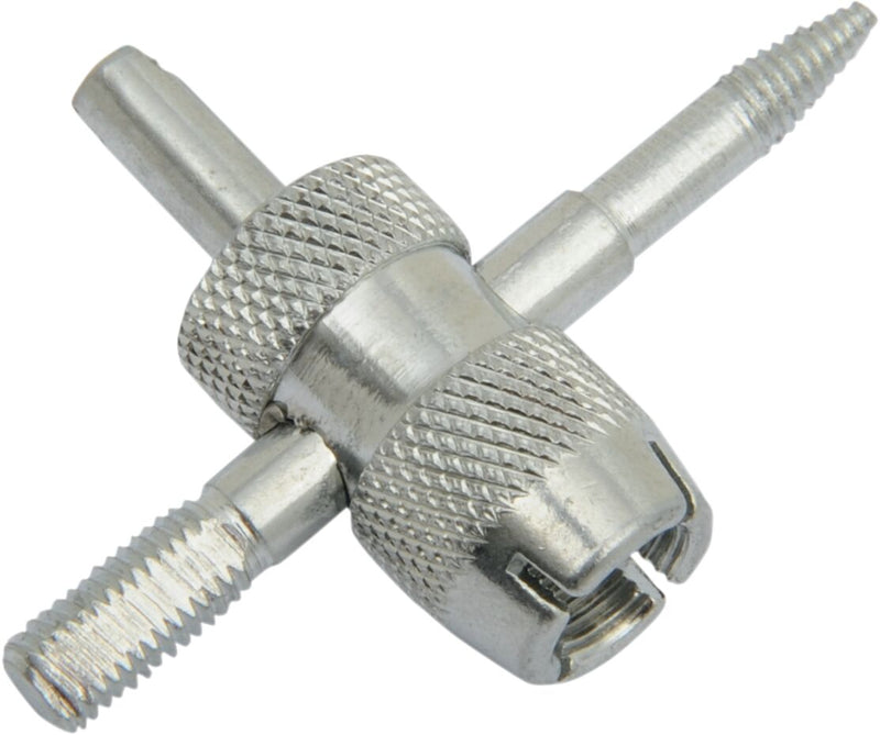 K&L SUPPLY 4-in-1 Valve Stem Repair Tool - Silver, Maintenance