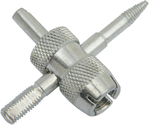 K&L SUPPLY 4-in-1 Valve Stem Repair Tool - Silver, Maintenance