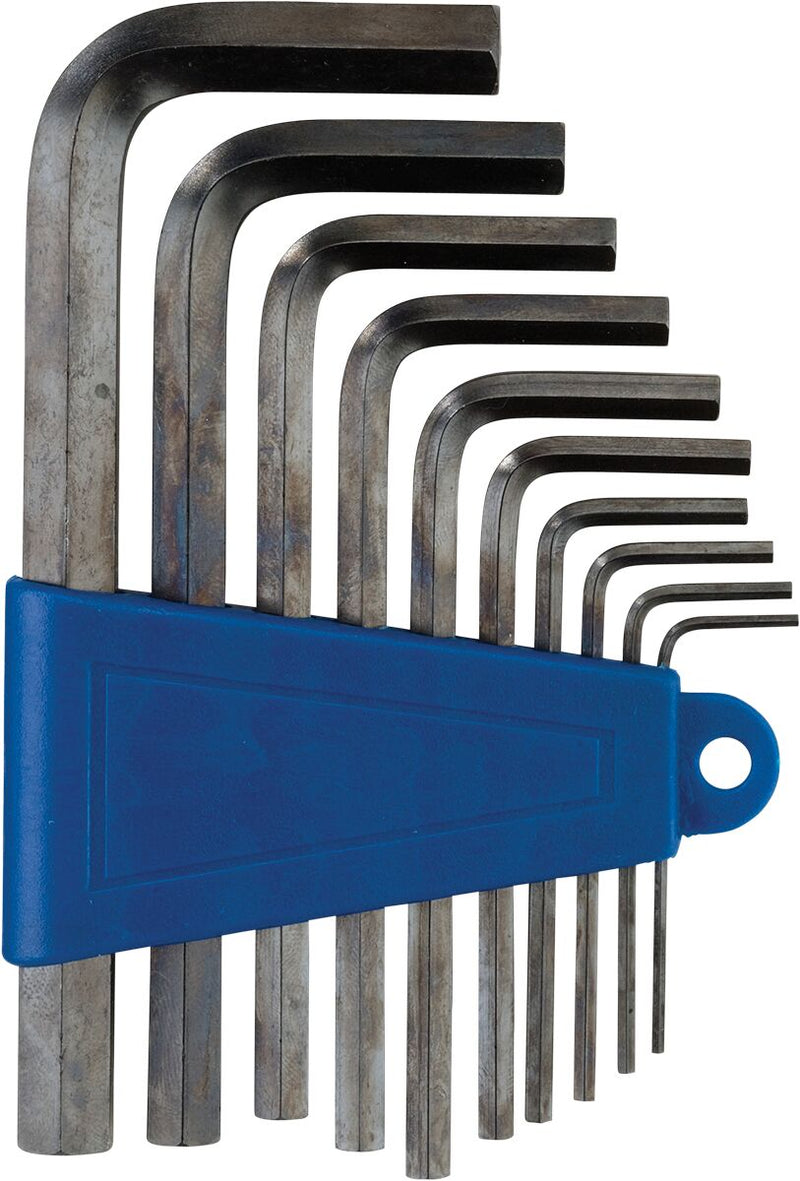 Moose Offroad Hard-parts 10-Piece Hex Wrench Set - Blue, Silver