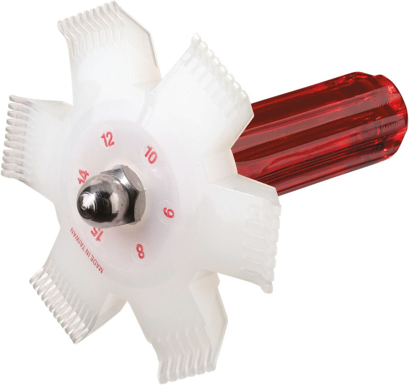 Moose Offroad Hard-parts Radiator Fin Straightener - White, Multi Functional