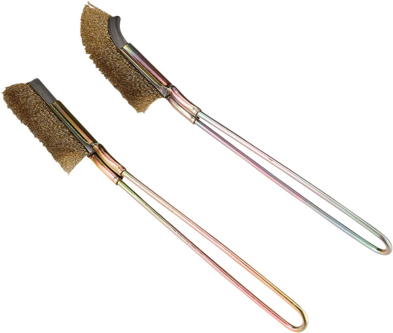 Moose Offroad Hard-parts Engine Brush - Brass, Silver