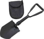 Moose Offroad Hard-parts Foldable Shovel - Black, Heavy Duty