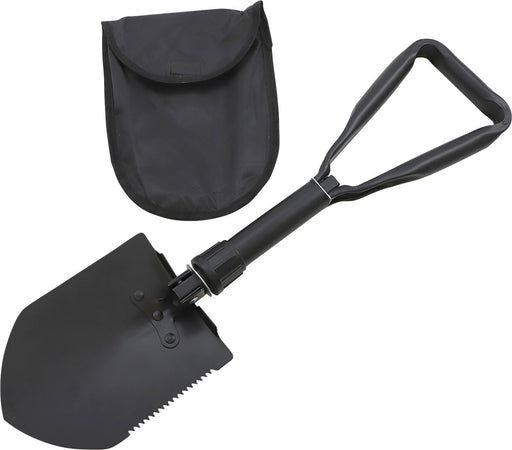 Moose Offroad Hard-parts Foldable Shovel - Black, Heavy Duty