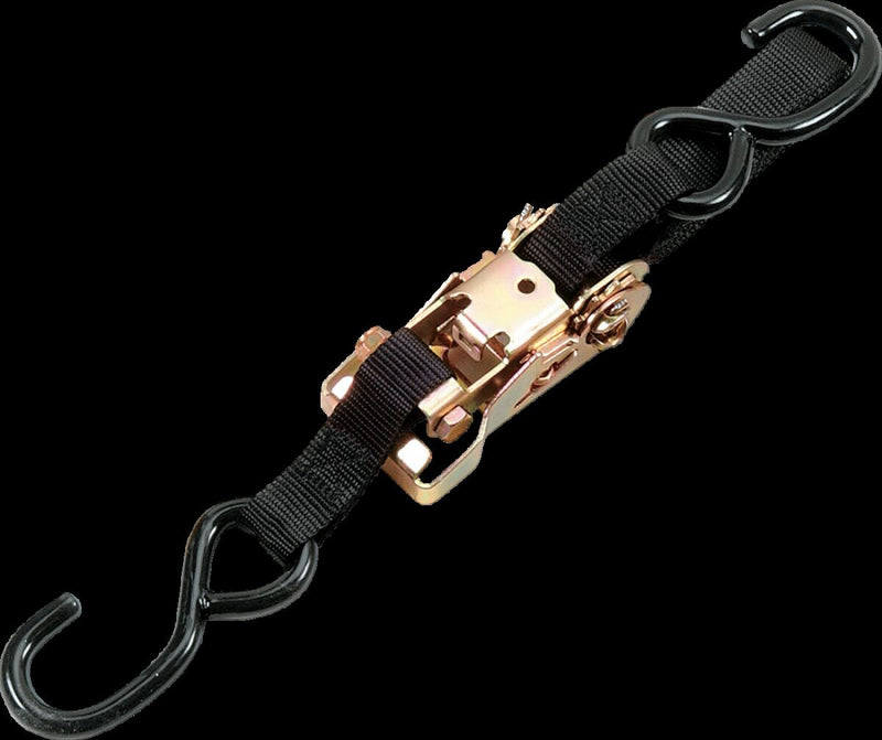 Parts Unlimited 1-1/2" Heavy-Duty Ratcheting Tie-Downs - Black