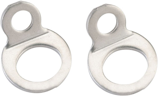 Moose Offroad Hard-parts Strap Rings - Silver, Tie-Down Strap