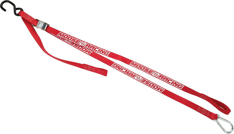 Moose Offroad Hard-parts Carabiner Tie-Downs - Red