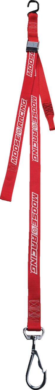 Moose Offroad Hard-parts Tie-Downs with Swivel Hook - Red