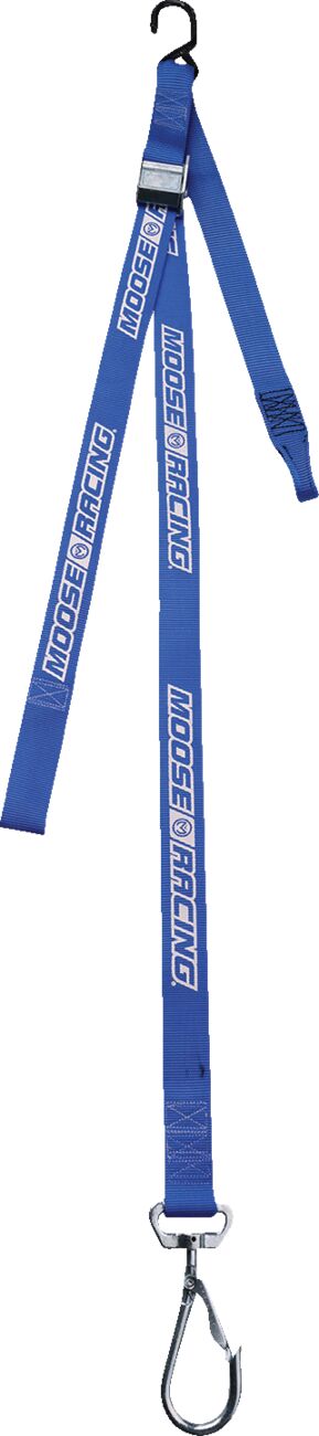 Moose Offroad Hard-parts Tie-Downs with Swivel Hook - Blue