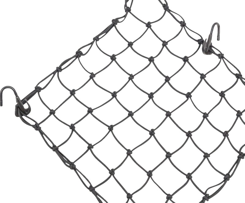 Moose Offroad Hard-parts Cargo Net with Steel Hooks - Black, 6 Hook