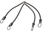 Parts Unlimited Bungee Cord - Black, 4 Hook