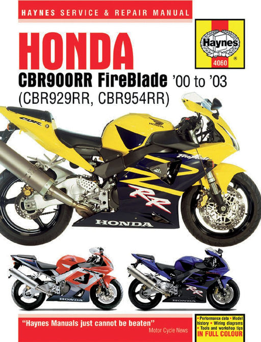 HAYNES Motorcycle Repair Manual - 9780857338907