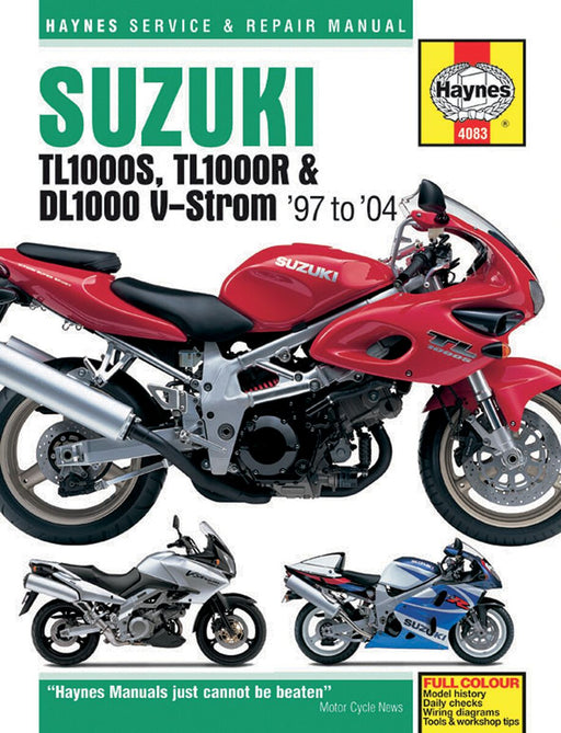 HAYNES Motorcycle Repair Manual - 9781785213120
