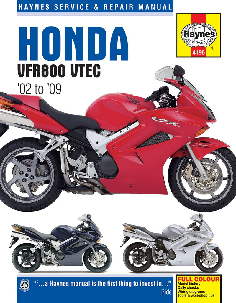 HAYNES Motorcycle Repair Manual - 9781785213038