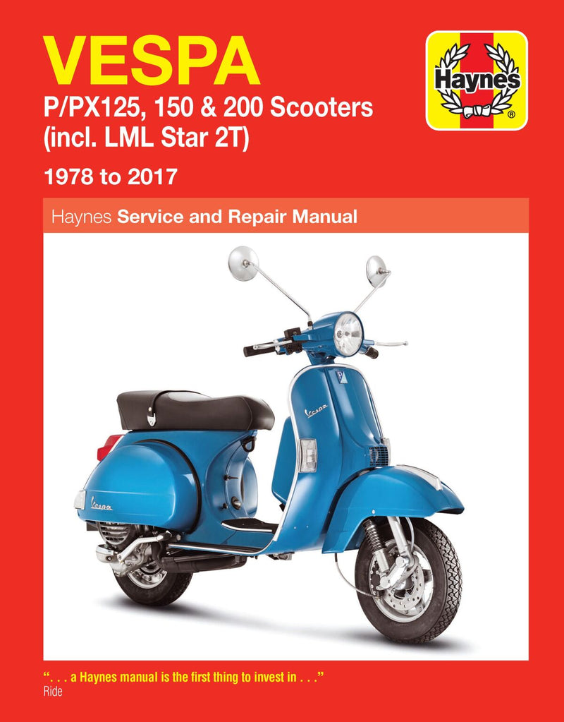 HAYNES Service Manual - Scooter - 9781785214356