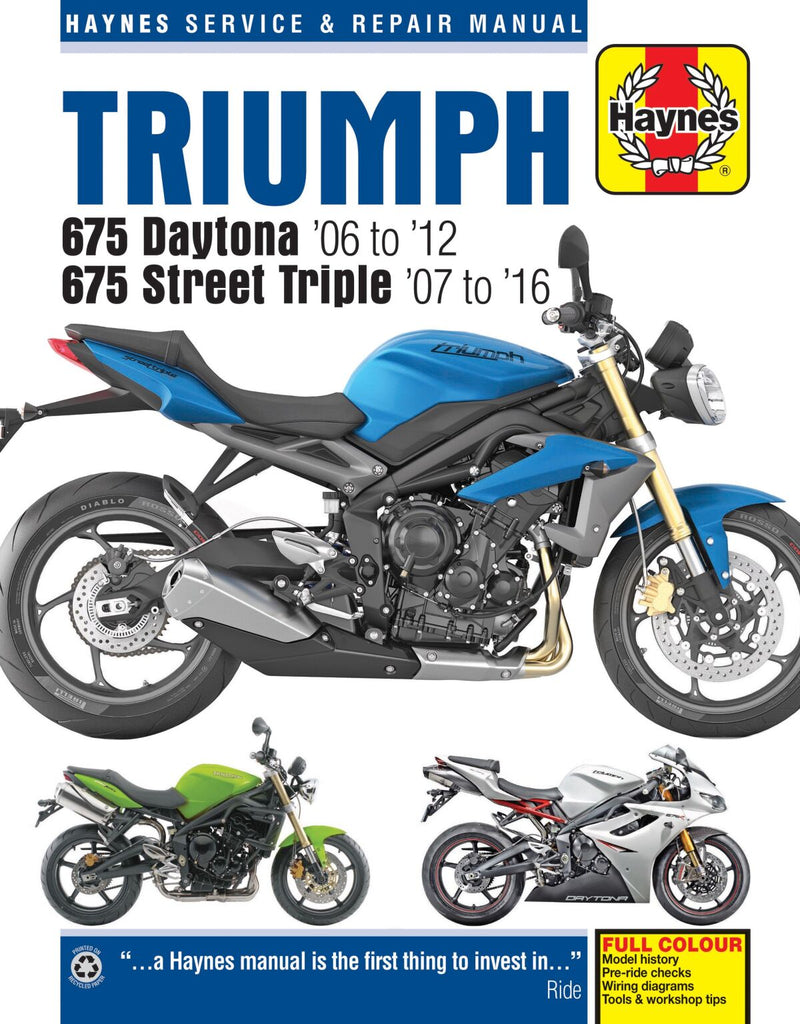 HAYNES Service Manual - Motorcycle - 9780857339249
