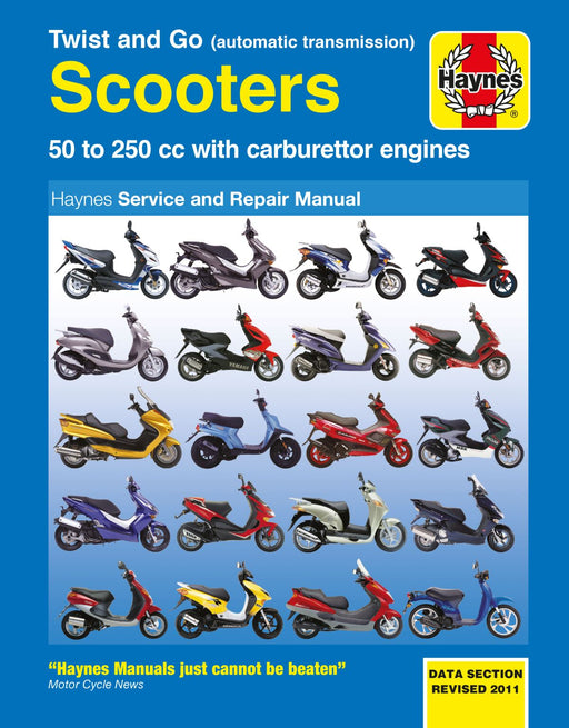HAYNES Service Manual - Scooter - 9781844259205