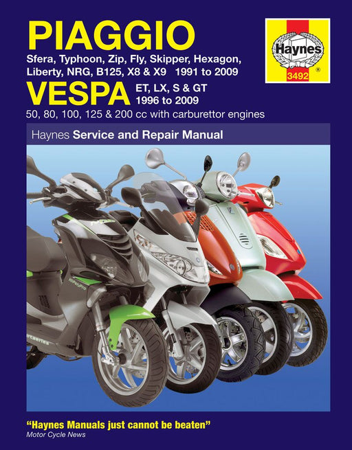 HAYNES Service Manual - Scooter - 9781844258031