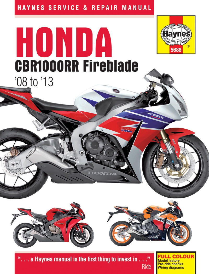 HAYNES Service Manual - Motorcycle - 9781785214448