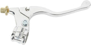 Parts Unlimited Shorty Style Power Lever Assembly - Left, Polished, Silver - 43-4102L