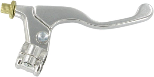 Parts Unlimited Shorty Style Power Lever Assembly - Front, Right, Polished, Silver - 43-4102R