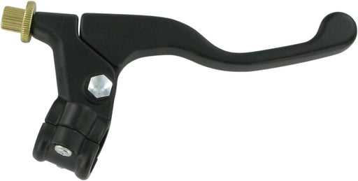 Parts Unlimited Shorty Style Power Lever Assembly - Front, Right, Black, Polished - 43-4104R