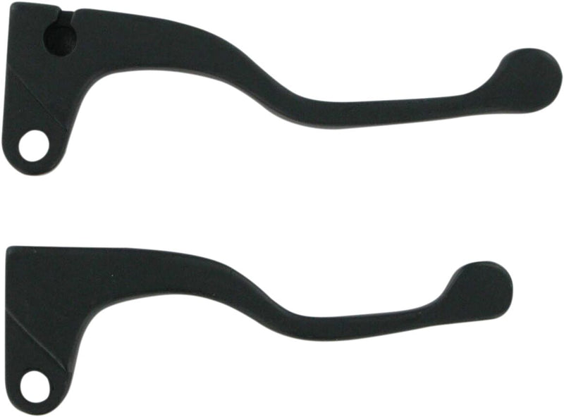 Parts Unlimited Shorty Power Lever Set - Black, Polished, Brake, Clutch - 44-4106