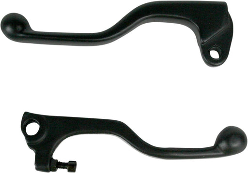 Parts Unlimited Shorty Power Lever Set - Black, Polished, Brake, Clutch - 46092-1148/1165