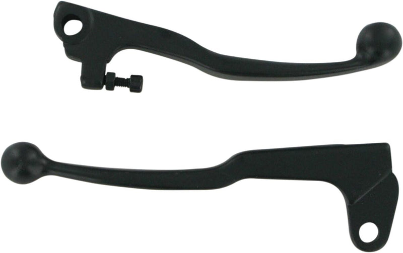Parts Unlimited Shorty Power Lever Set - Black, Polished, Brake, Clutch - 57420-27000