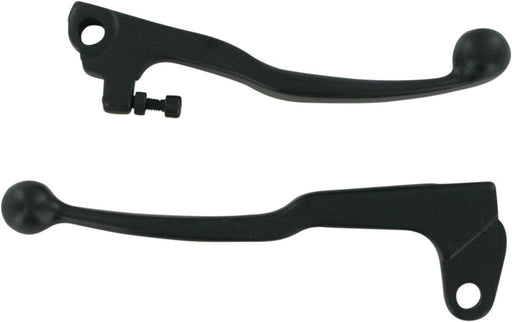 Parts Unlimited Shorty Power Lever Set - Black, Polished, Brake, Clutch - 57420-27000