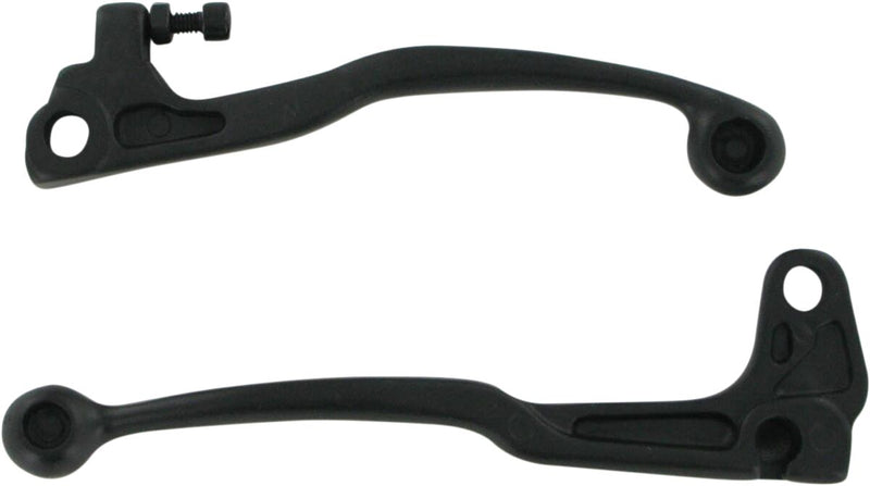 Parts Unlimited Shorty Power Lever Set - Black, Polished, Brake, Clutch - 57420-27000