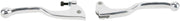 Parts Unlimited Shorty Power Lever Set - Polished, Silver, Brake, Clutch