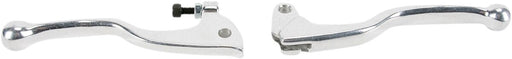 Parts Unlimited Shorty Power Lever Set - Polished, Silver, Brake, Clutch