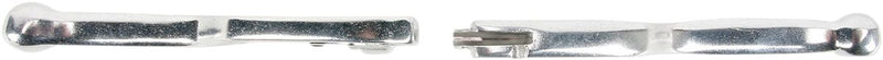 Parts Unlimited Shorty Power Lever Set - Polished, Silver, Brake, Clutch