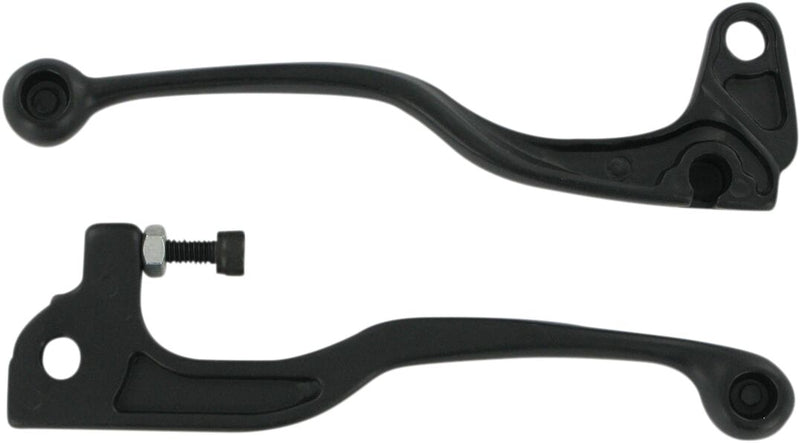 Parts Unlimited Shorty Power Lever Set - Black, Polished, Brake, Clutch - 3SP-83922-00-SH