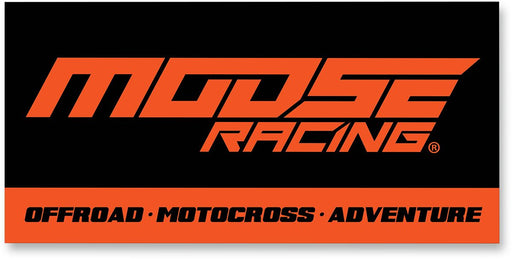MOOSE OFFROAD SOFT-GOODS Shop Banner - Black, Orange