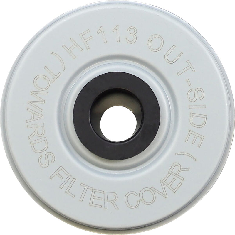 Hiflofiltro Oil Filter - Red, Silver, Cartridge - HF113
