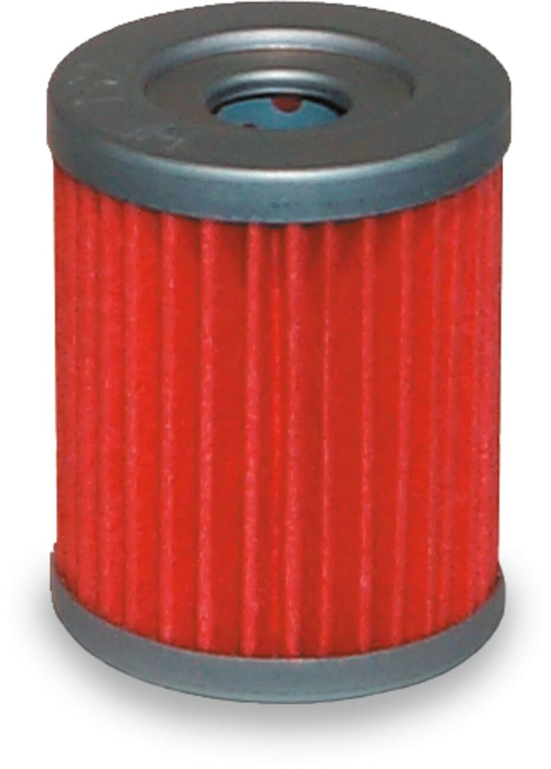 Hiflofiltro Oil Filter - Red, Silver, Cartridge - HF132