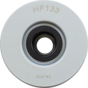 Hiflofiltro Oil Filter - Red, Silver, Cartridge - HF133