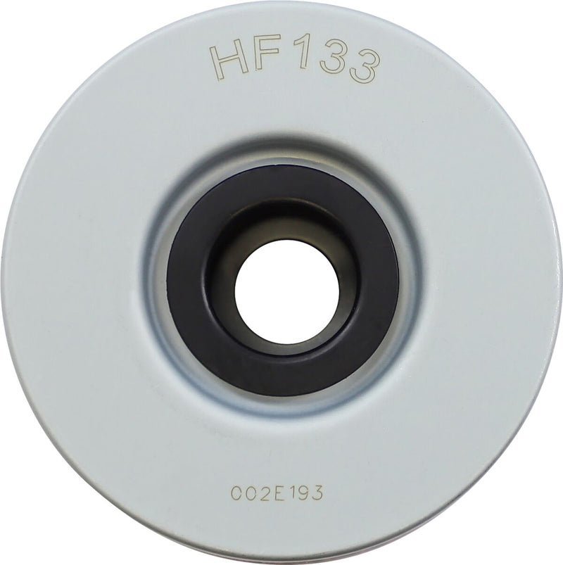 Hiflofiltro Oil Filter - Red, Silver, Cartridge - HF133