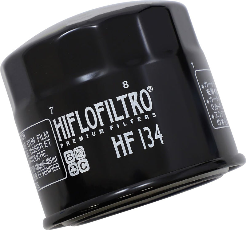 Hiflofiltro Oil Filter - Black, Spin-On - HF134