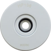Hiflofiltro Oil Filter - Red, Silver, Cartridge - HF136