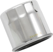 Hiflofiltro Oil Filter - Chrome, Spin-On - HF138C