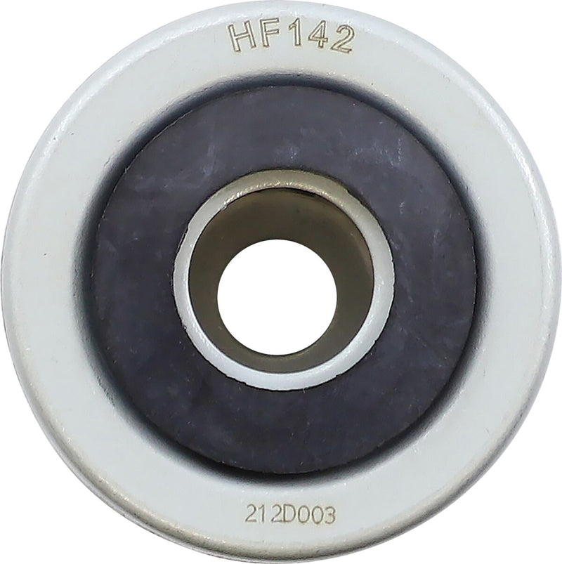 Hiflofiltro Oil Filter - Silver, Yellow, Cartridge - HF142